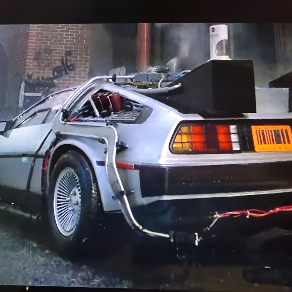Back to the Future II Delorean California Futuristic Metal Novelty License Plate - Picture 4 of 7